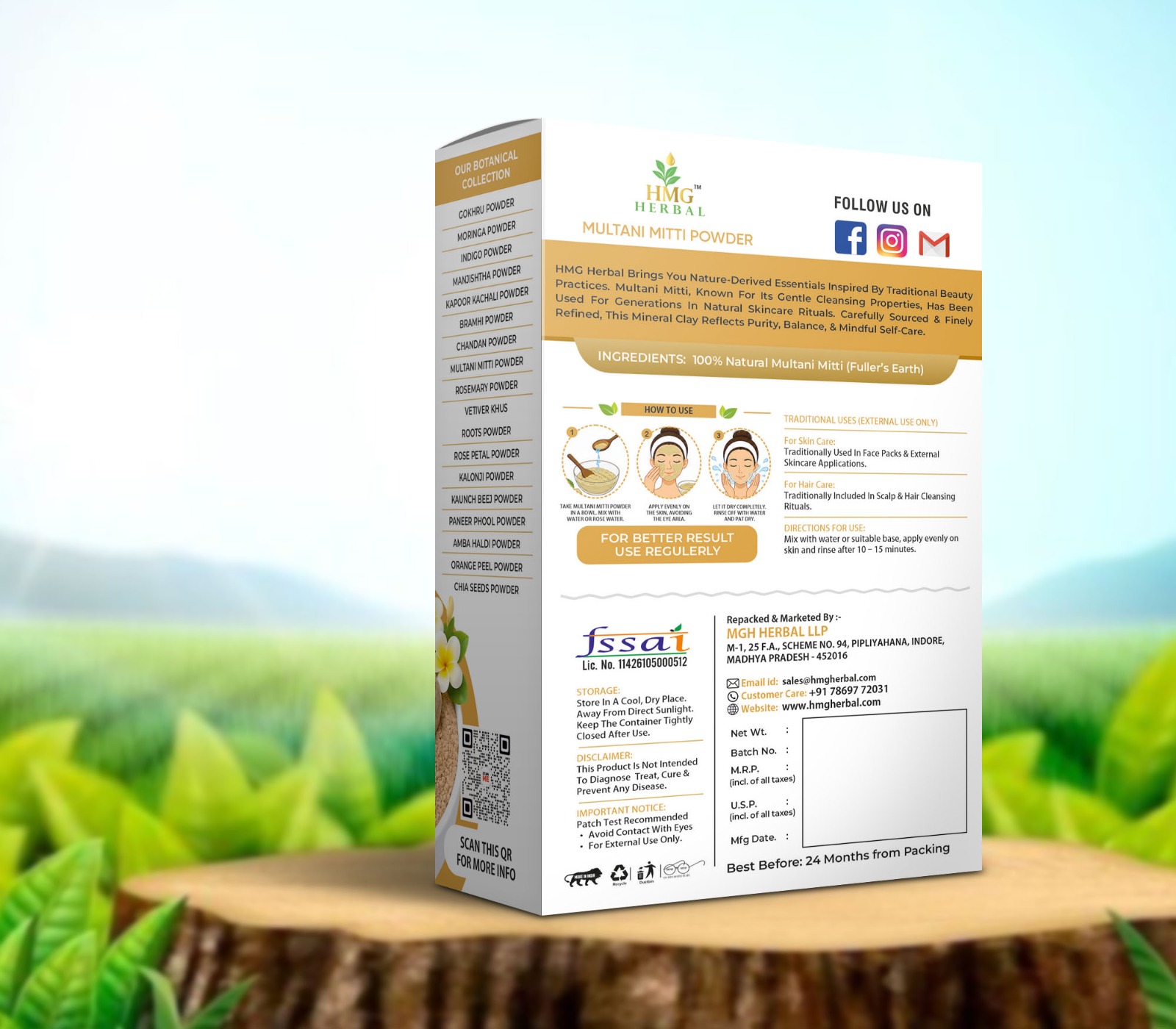 HMG HERBALUXE MULTANI MITTI - Image 2